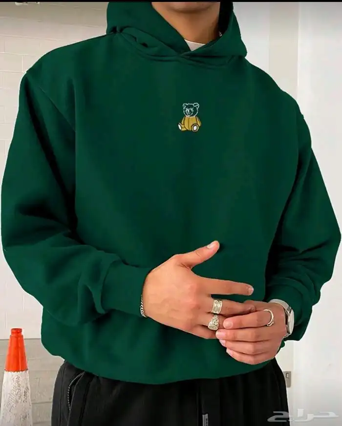 هودي ماركة MANFINITYمتوفر اللون الأرجواني والأخضر الداكن 0