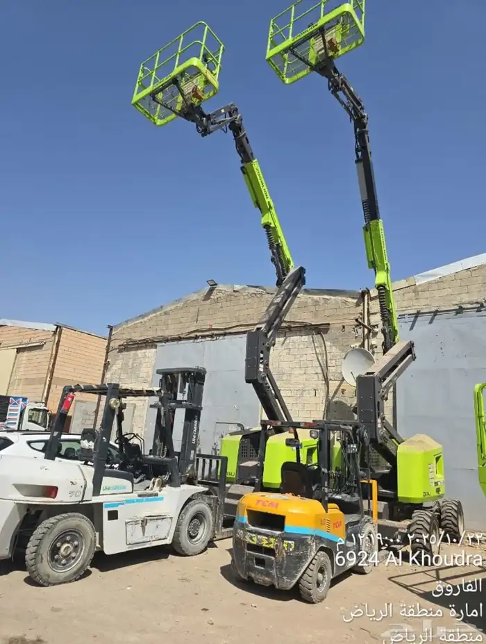 تاجير رافعات كرين مان لفت سيزر لفت دينه ونش بوم تراك كريتات 6
