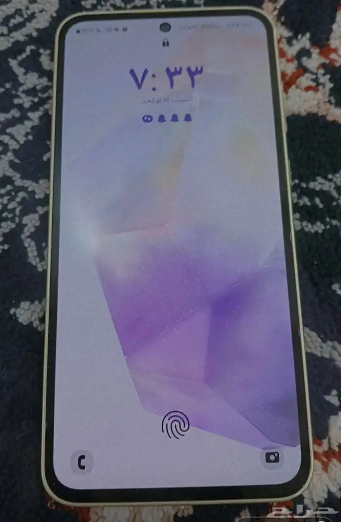 جوال سامسونج A35 جديد صارله معاي اسبوع سبب البيع بشتري ايفون 0