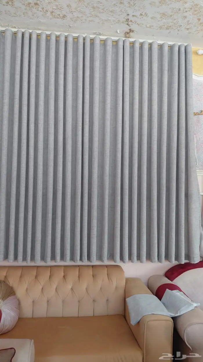 محل كنب ستائر رول بطرمه باب سحاب ستائر معدتي 0