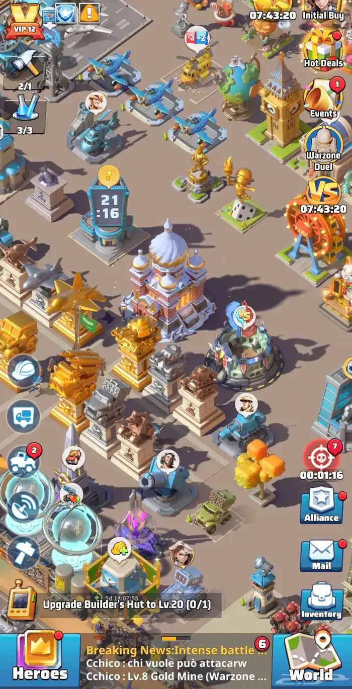 حساب لعبة الحرب الأخيرة - Last war - سيرفر 581 14