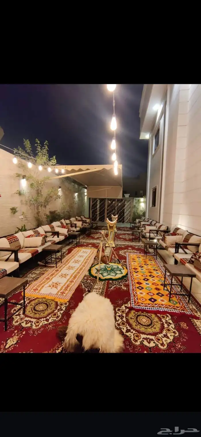 تاجير كنب جلسات ارضيه جلسات شعبيه كراسي طاولات 4