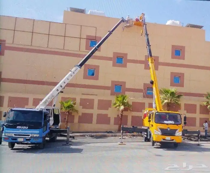 تاجير رافعات كرين مان لفت سيزر لفت دينه ونش بوم تراك كريتات 11