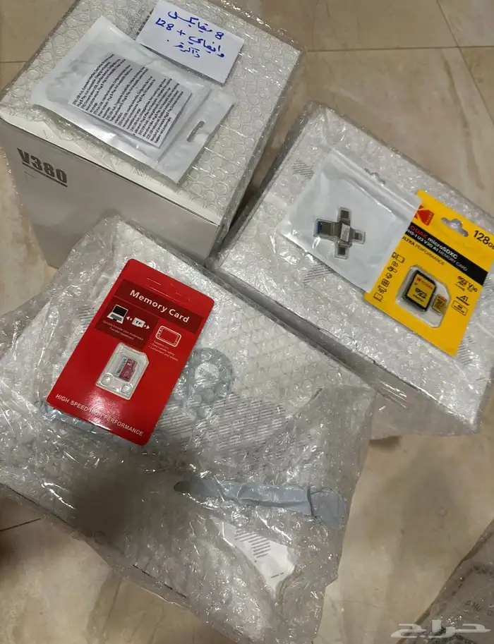 كاميرا طاقة شمسية شريحة انترنت (جديد) مع ذاكرة128G 4