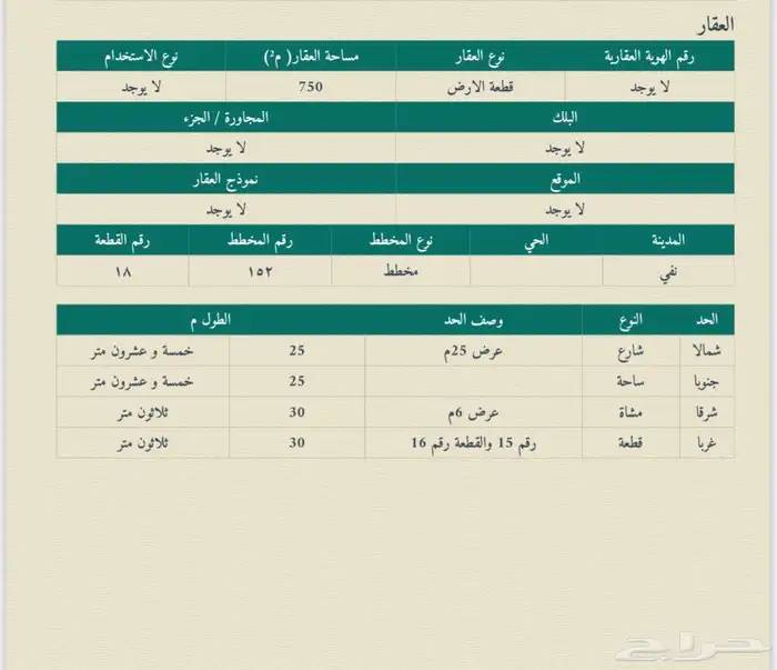 للبيع ارض في الحيد 0