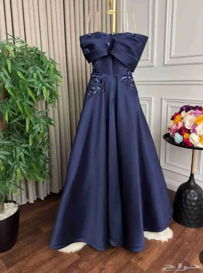 فستان سهره كحلي 0