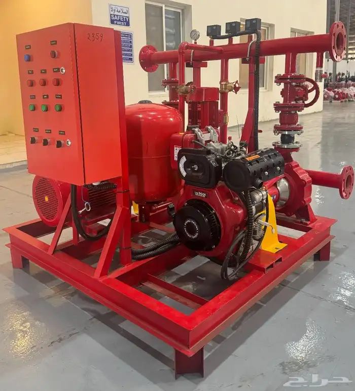 متوفر مضخات حريق بجميع السعات والاحجام 1