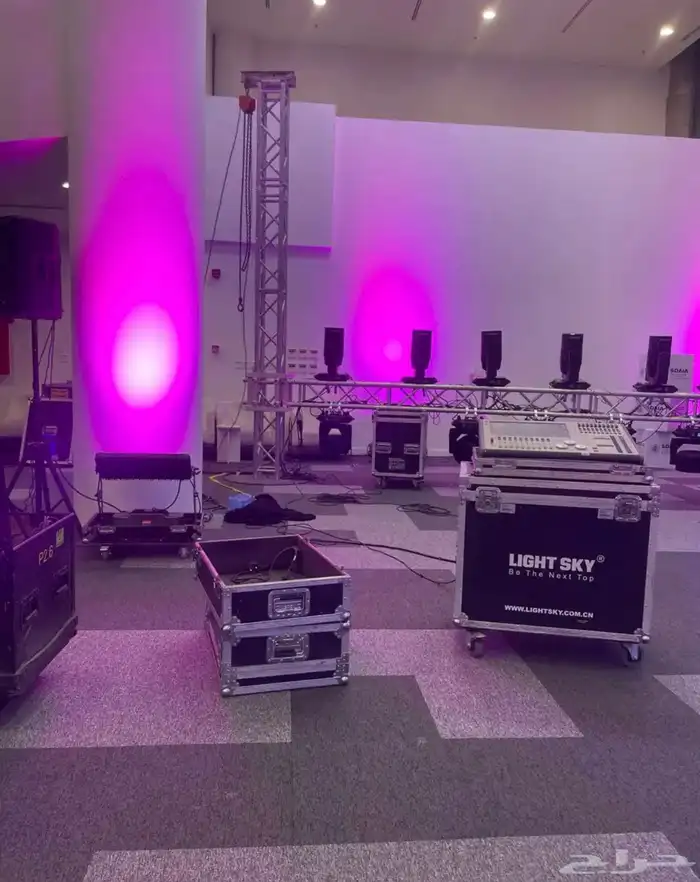 تاجير اضاءات شاشات صوتيات مسارح 2