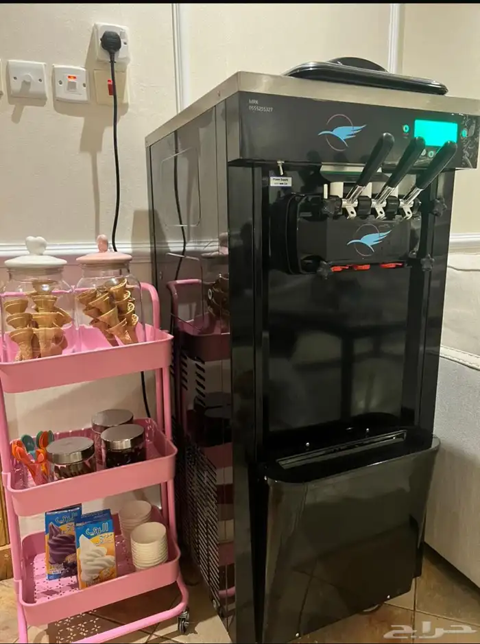 اله ايس كريم استخدام مره فقط 0