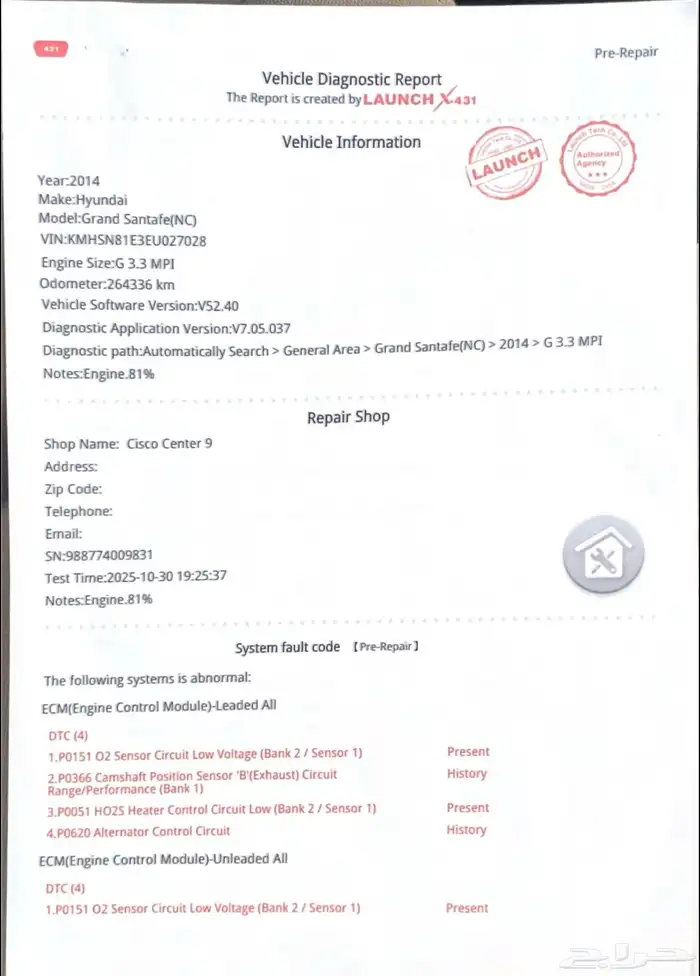 SANTAFE 2014 GRAND 15