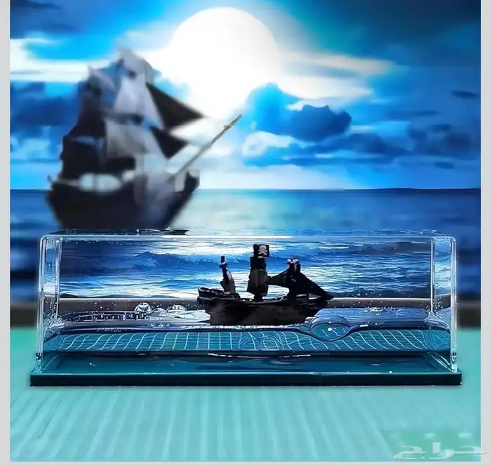 مجسم سفينة ديكور 0