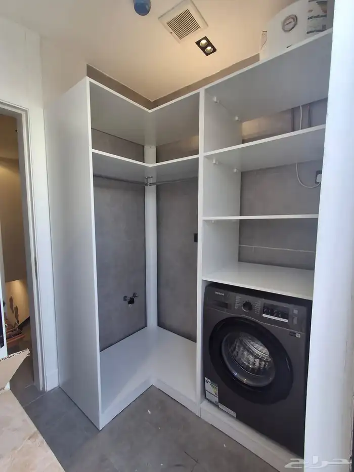 تفصيل دواليب وخزانات غرف غسيل 0