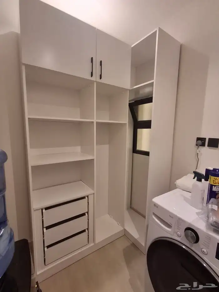 تفصيل دواليب وخزانات غرف غسيل 9