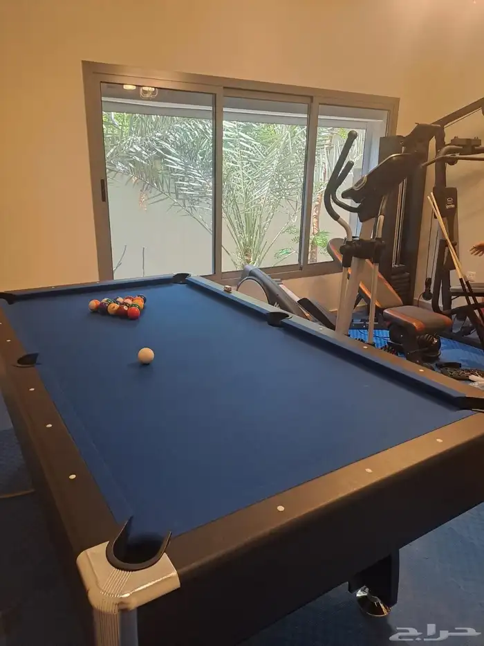 بلياردو هوكي تنس فرفيرة جديد معها كامل ملحقاتها 1