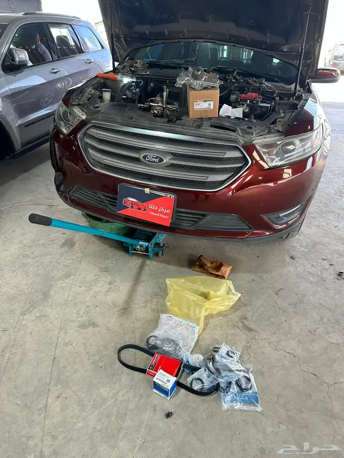 تغيير طرمبة ماء فورد اكسبلور 500 ريال مع الضمان على الشغل 11