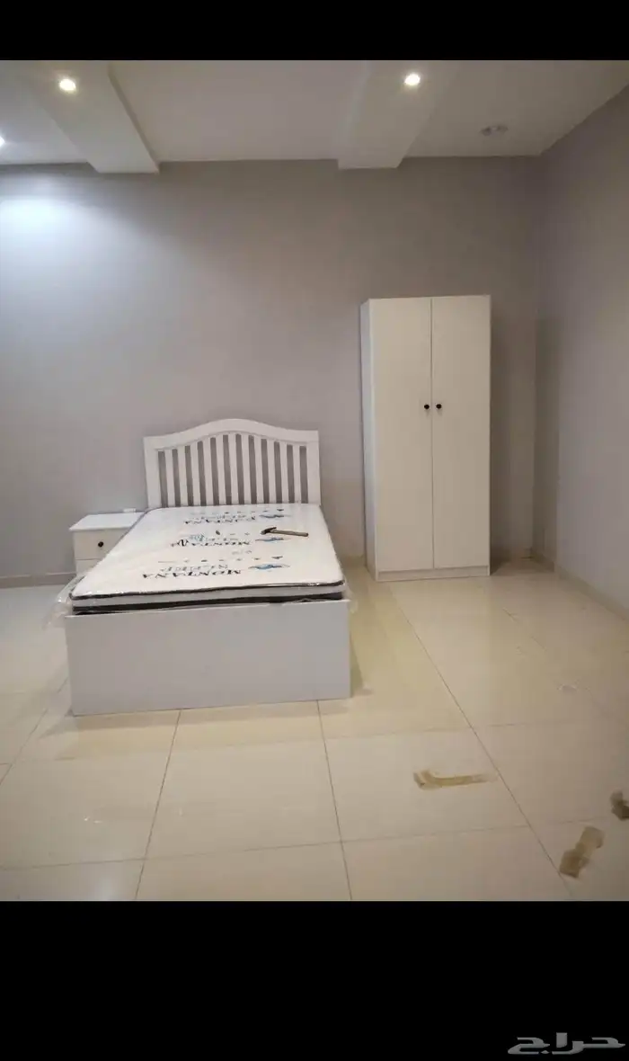 سرير نفر وخشبي مع مرتبة نفر ونص   مع مرتبة متوفر جديد تما 7