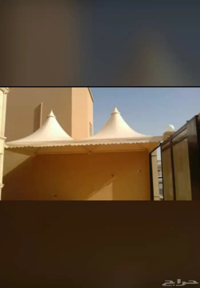 خيام مظلات تلبيس داخلي وخارجي وكرفان 12