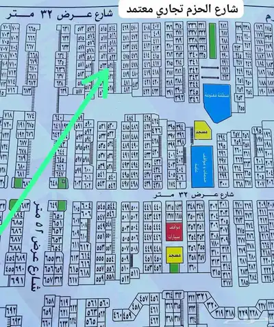 للبيع نص ارض في مخطط حي النور 6ج س الجزء أ مساحه 250متر ش16م index