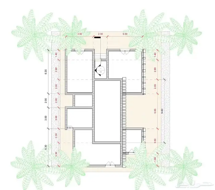 تصميم هندسي بيوت استراحات مكاتب فنادق حدائق 2