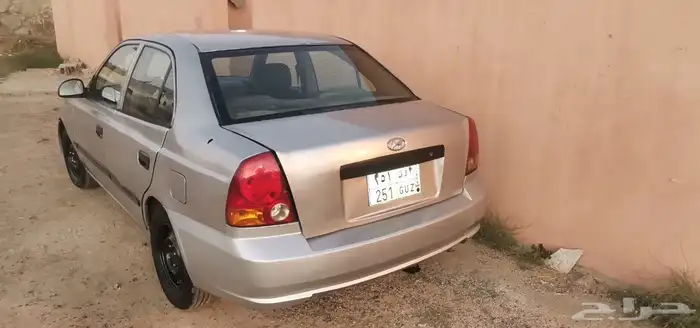 للبيع سيارة اكسنت موديل 2005 غير مجدد وغير مفحوص لوحة مميز 2