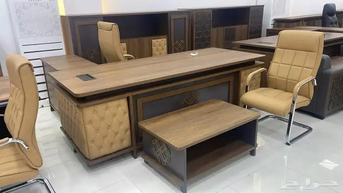 مودرن مكاتب طقم كامل حجم كبيرة فخمة كنب كراسي طاولة اجتماع 1