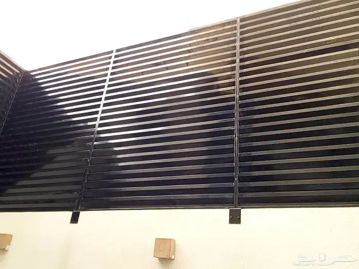 ساتر حديد سواتر ساتر خشب ساتر حوش ساتر شينكو هنجر شرايح هنقر 6