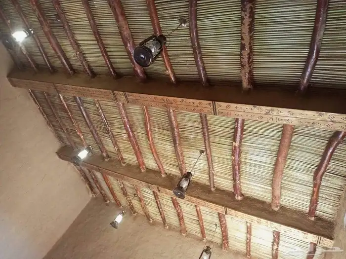 بناء وترميم بيوت الطين والحجر والاسقف خشب اثل وجريدلياسه طين 14