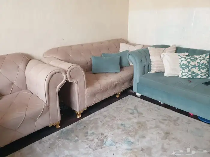 كنب 4 قطع 2 كبير 2 وسط نظيف ب200 1