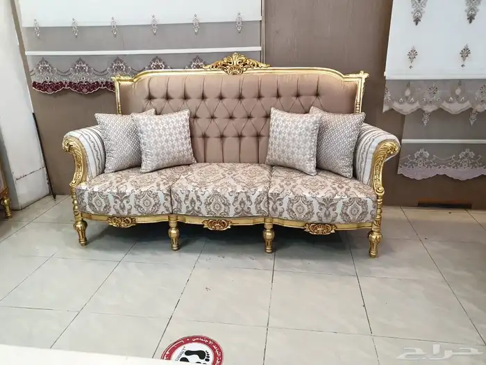 مفروشات كنب ملكي شغل مصري 34