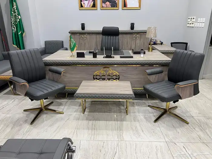 مودرن مكاتب طقم كامل حجم كبيرة فخمة كنب كراسي طاولة اجتماع 62