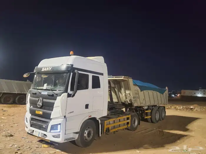 قلاب تريلة 2023 للايجار الشهري مع السواق 0