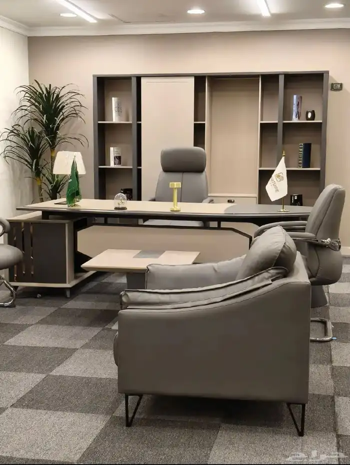 مودرن مكاتب طقم كامل حجم كبيرة فخمة كنب كراسي طاولة اجتماع 50