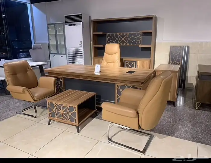 مودرن مكاتب طقم كامل حجم كبيرة فخمة كنب كراسي طاولة اجتماع 4