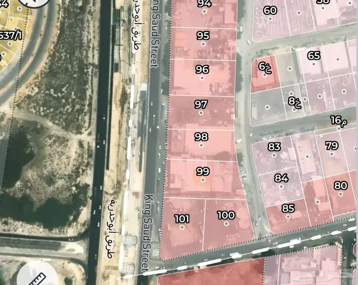 للايجار اراضي تجارية صناعية النابيه طريق ابو حدرية 0