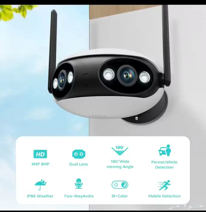 كامرة مراقبه منزلية احترافيه 4K جاهزه بالتعديل 2