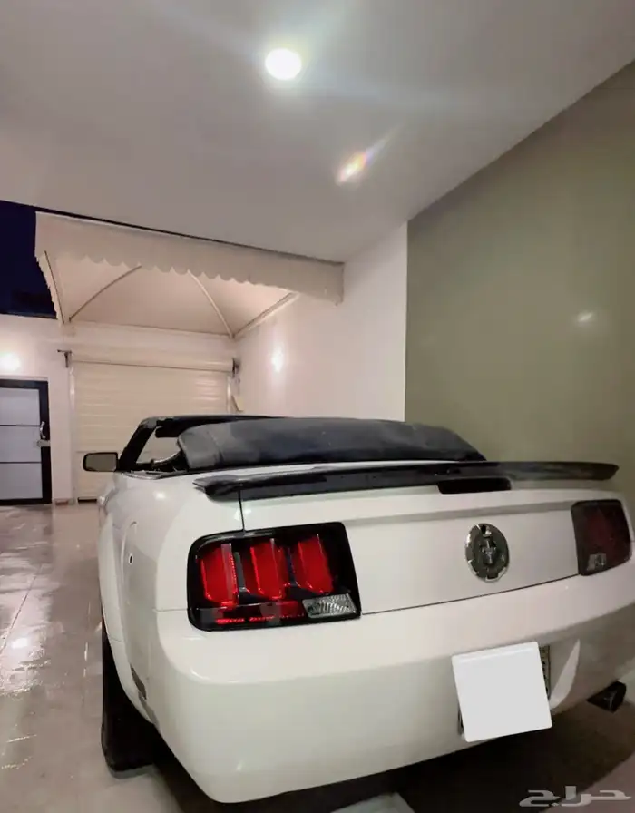 للبيع موستنج 2007 كشف 6 سلندر اللون ابيض 1