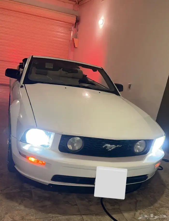 للبيع موستنج 2007 كشف 6 سلندر اللون ابيض 4