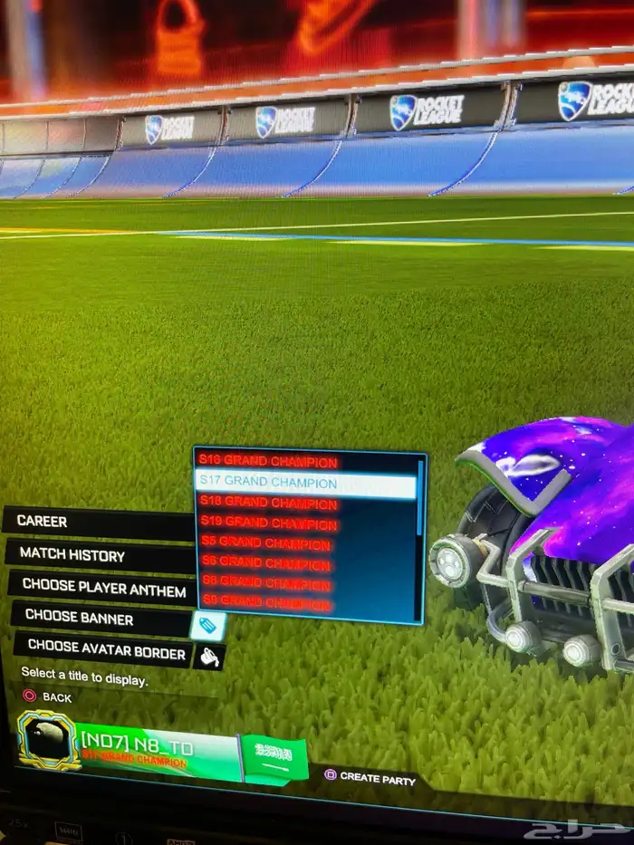 حساب للبيع سوني فيه أشياء نادرة في روكت و فورت 13