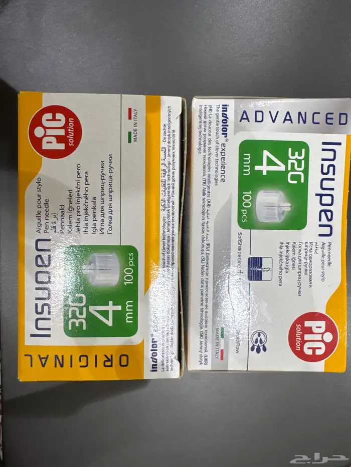 اكيو تشيك شريط لقياس السكر و ابره انسوبين و مضخه لقياس السكر 2