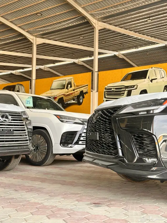 تويوتا لكزس LX600 اسود 2025 بطاقه جمركيه 16