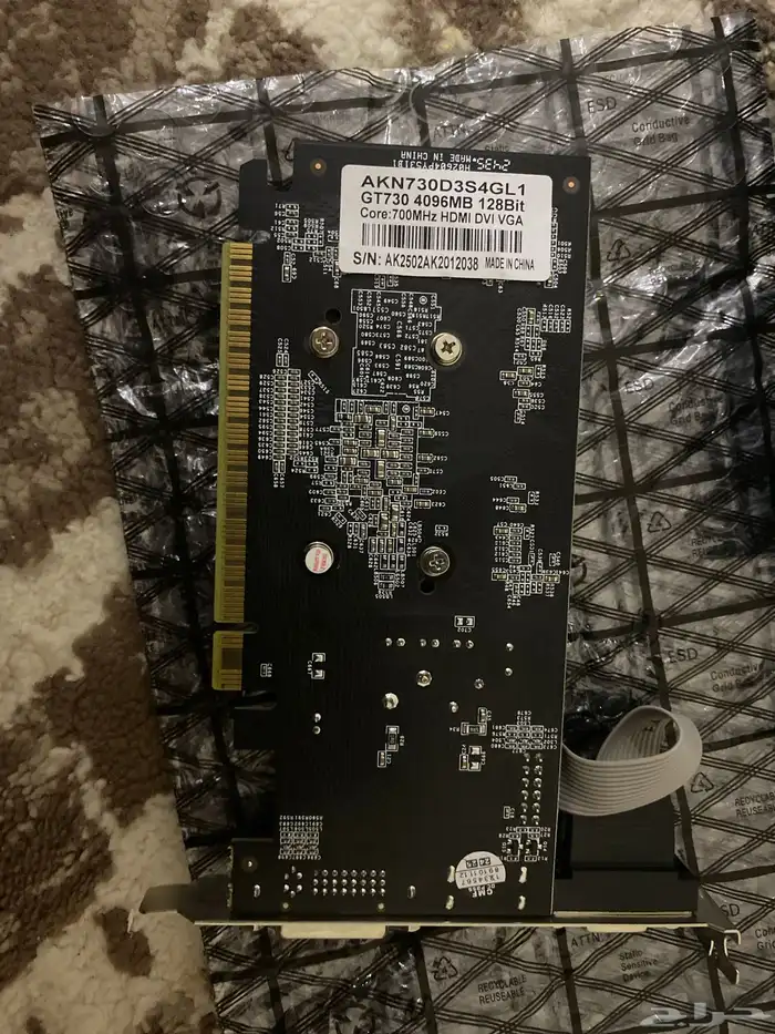 كرت شاشه GT730 4GB dd3 كرت مستمعل و نضيفف جدا و بكراتينه 2