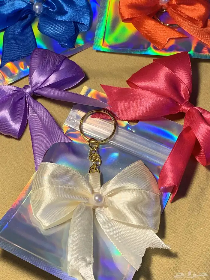 Ribbon Bow Keychain 0