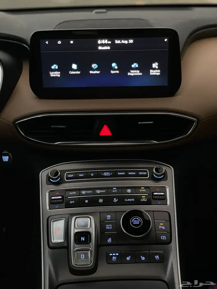 هونداي - سنتافي - 2022 - ديزل - بطاقة جمركية - فل كامل 12