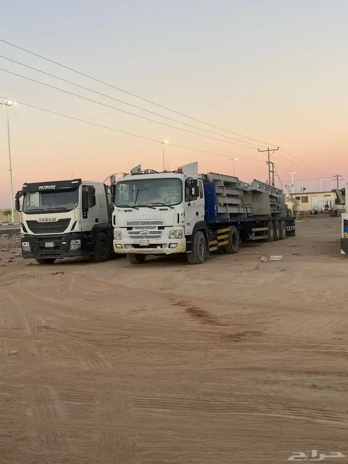 تريله وكرين نقل 1