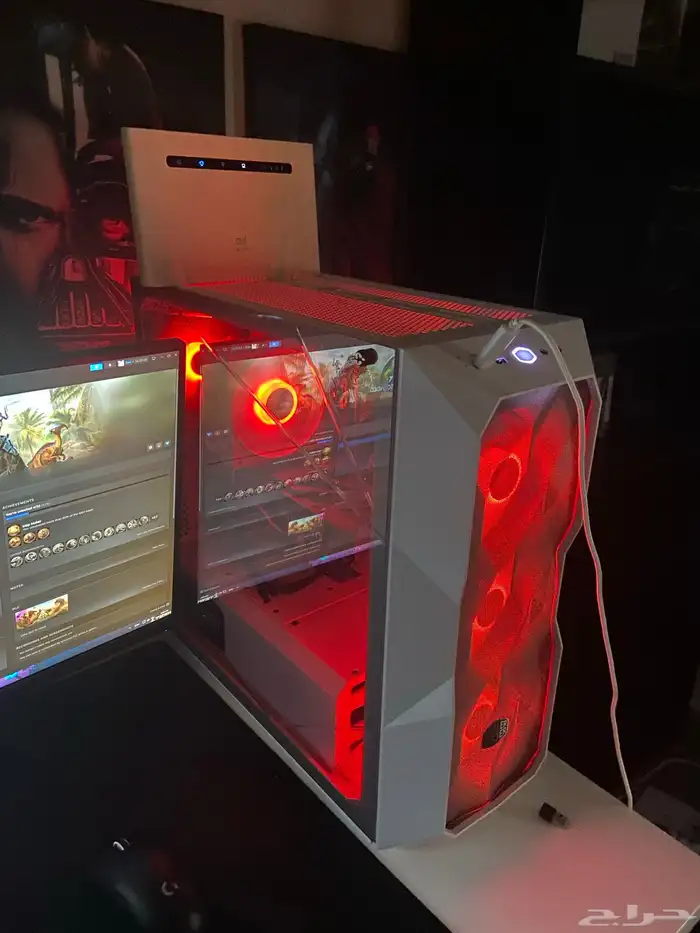 بيسي pc للبيع 3060 12g ا i5-12400f 0