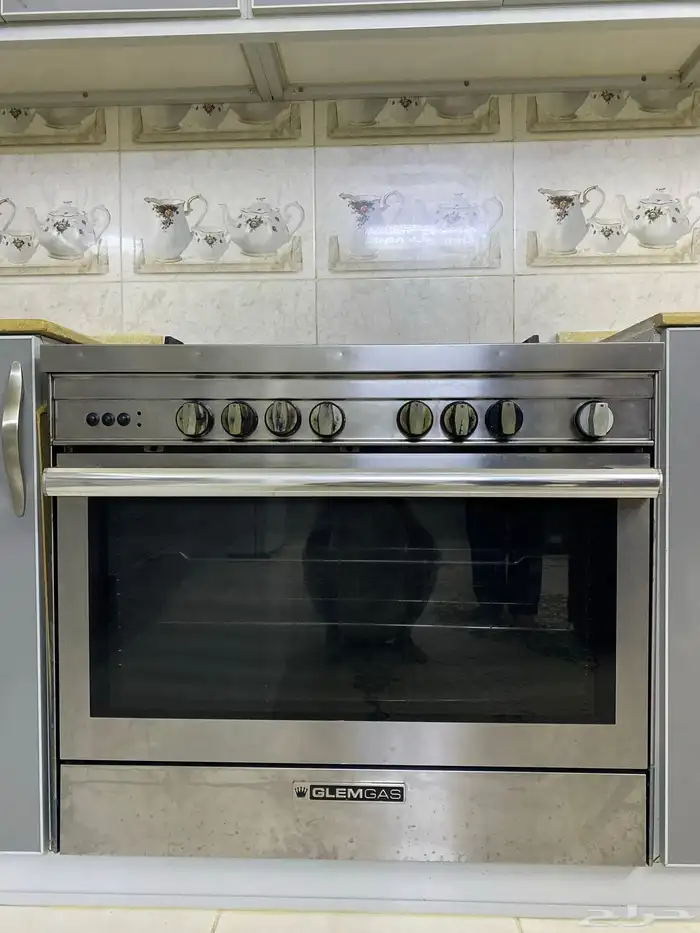 فرن جليم غاز 90 60 شعله مروحه لمبه 0