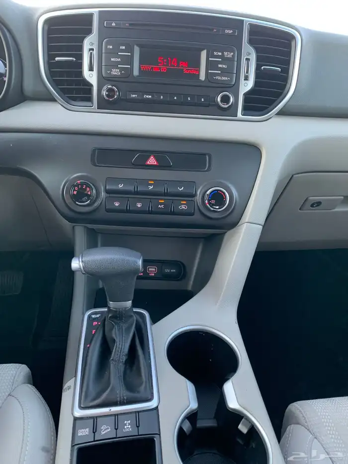 كيا سبورتاج 2018 سعودي بنزين قمه بنضافه 2.4 14