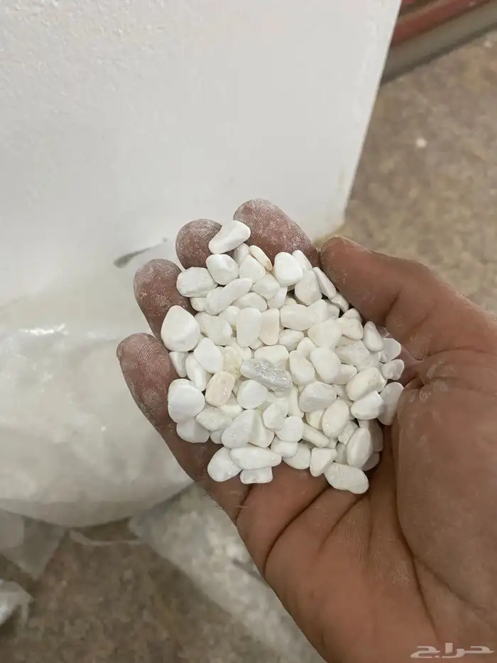 حجر صناعي ابيض 2