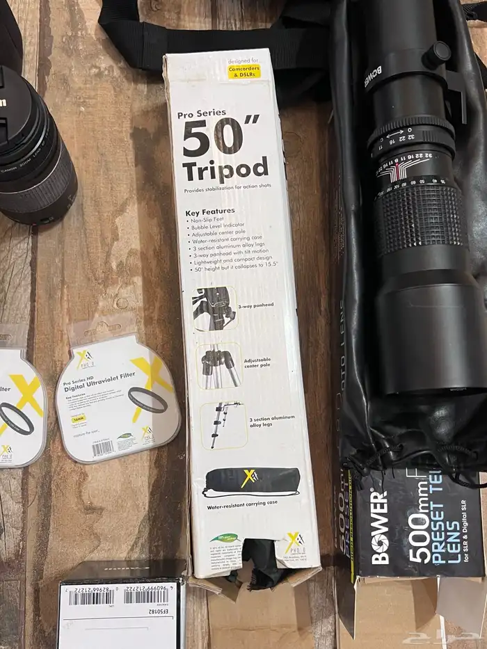 كاميرا كانون EOS 70D الاحترافيه  محلقات وعدسات 4