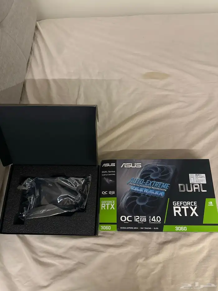 كرت شاشة ASUS 3060 OC 12GB RAM للبيع 1